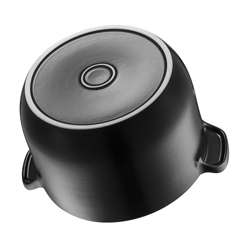 爱仕达 天然陶瓷砂锅3.5L 甄陶Ⅲ系列浅汤煲*青羽 RXC35B3Q高清大图