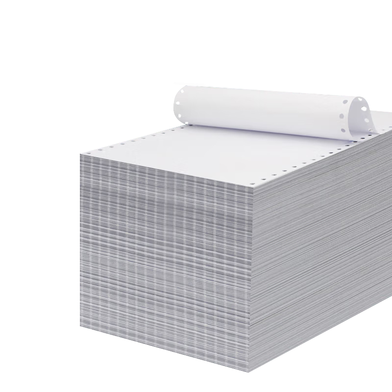 章楷 针式电脑打印纸241二联整页 白 1000张/箱高清大图