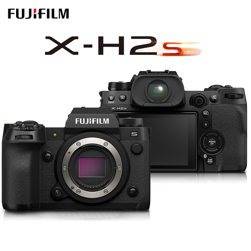 富士(FUJIFILM)xh2s微单 单机身 无反单电数码照相机6K视频高速连拍五轴防抖 X-H2S单机身 官方标配