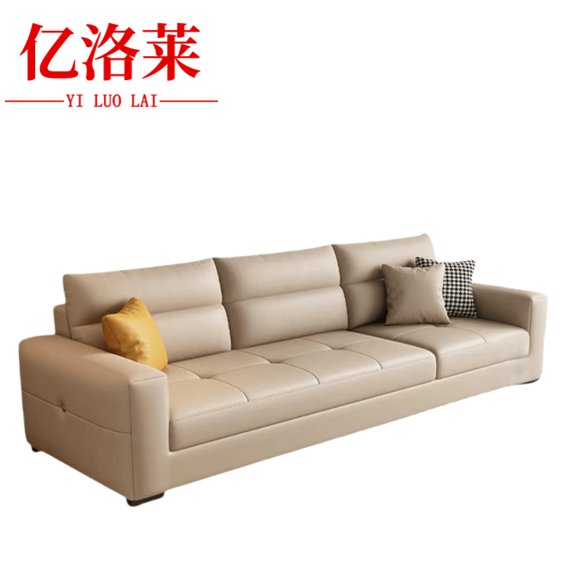 亿洛莱 沙发直排三人位 220*85*90cm 张高清大图