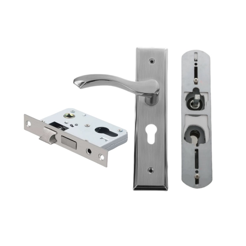 依诺九吉 卧室门锁通用型房门木门锁具门把手套装 多型号 套高清大图