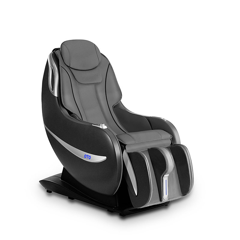 oto按摩椅家用新款小型全身自动摇摆按摩沙发翻转按摩腿机rk11灰色