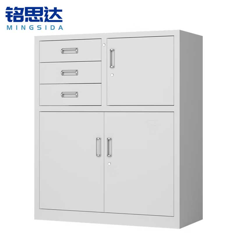 铭思达矮柜偏三斗台高清大图