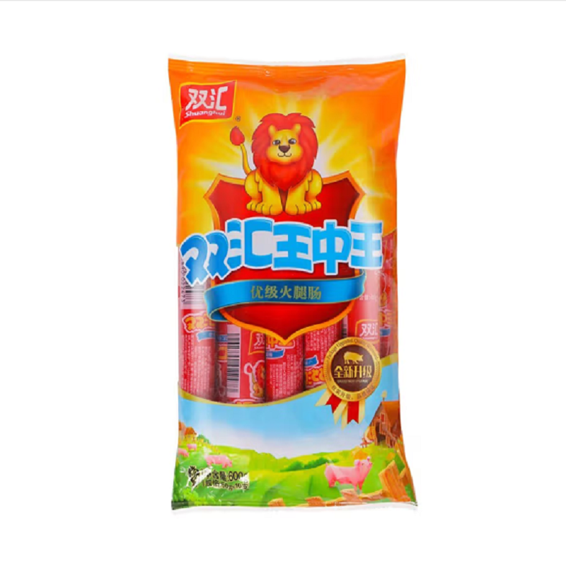 双汇(Shuanghui) 王中王火腿肠600g/袋(60gx10支)