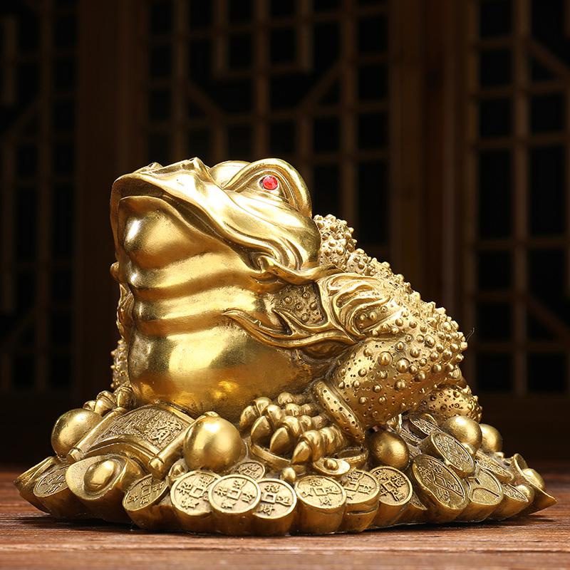 美帮汇铜金蟾蟾蜍铜三足金蝉摆件元宝摆件高清大图