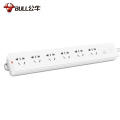 公牛（BULL）新国标6位总控插座排插插排带功率保护GN-107 3米