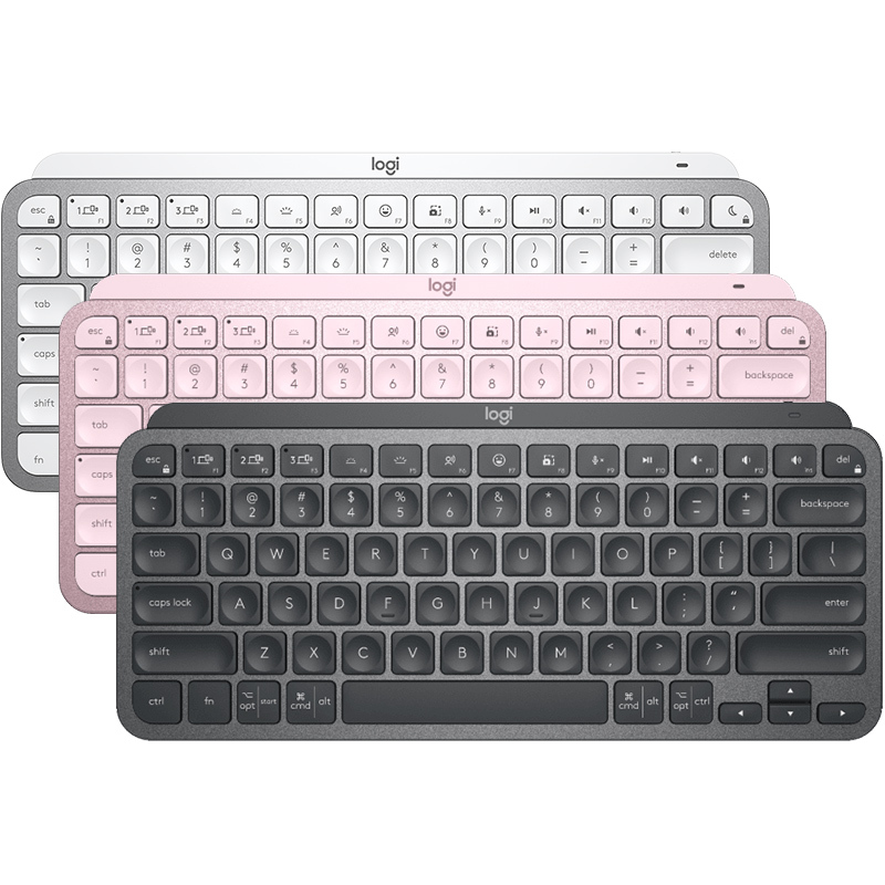 MX Keys Mini智能无线蓝牙双模便携键盘-浅灰色