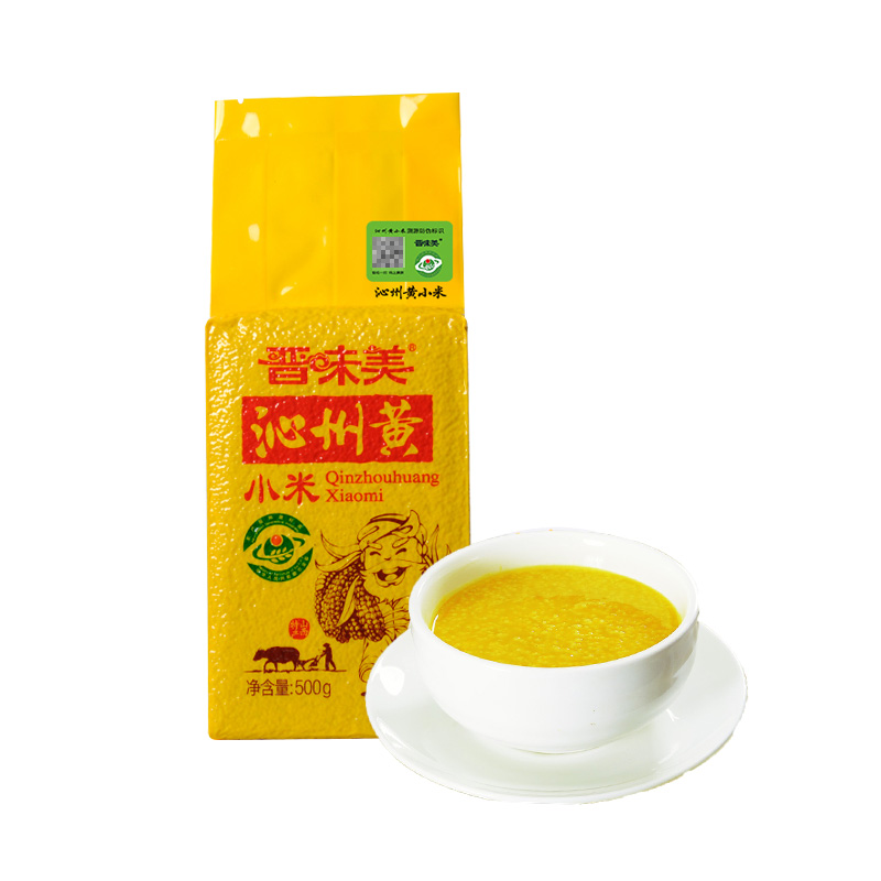 晋味美山西沁州黄小米500g小黄米小米粥子五谷杂粗粮高清大图