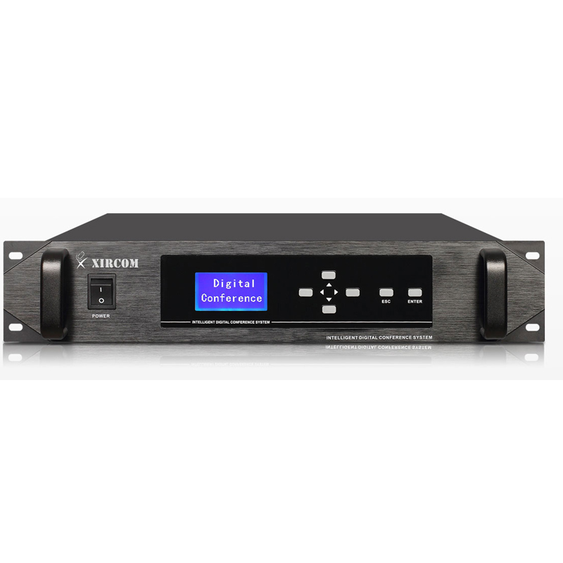 XIRCOM(捷讯)XC-6100M数字式手拉手会议系统主机(黑色)高清大图