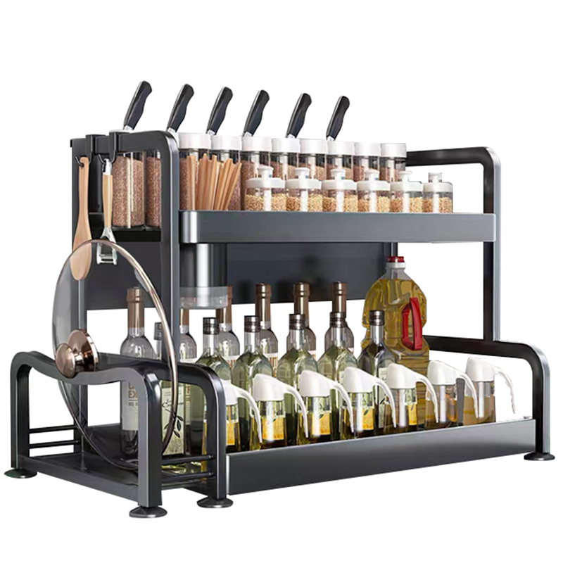 豫汉迎台面置物架筷刀架调料架40cm个高清大图