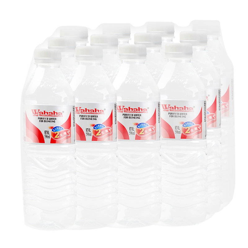 娃哈哈纯净水596ml*24/箱