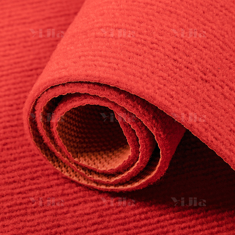 翌嘉YJ40802109 商用办公室地毯可裁剪耐脏地垫 红色高清大图