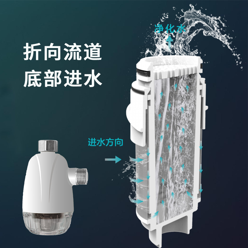 帮客材配 前置过滤器基础款 家用净水器 热水器 洗衣机等通用 自来水过滤器大流量 316不锈钢滤网高清大图