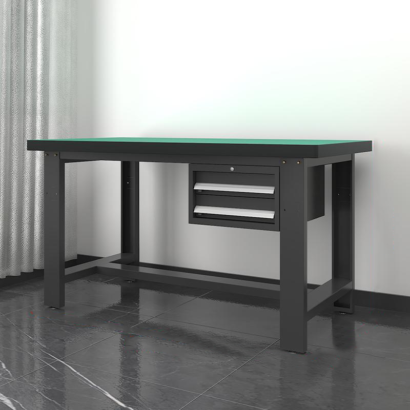 鑫金虎 防静电工作台车间流水线操作台工厂维修检验桌重型钳工台吊二抽 2.1m高清大图