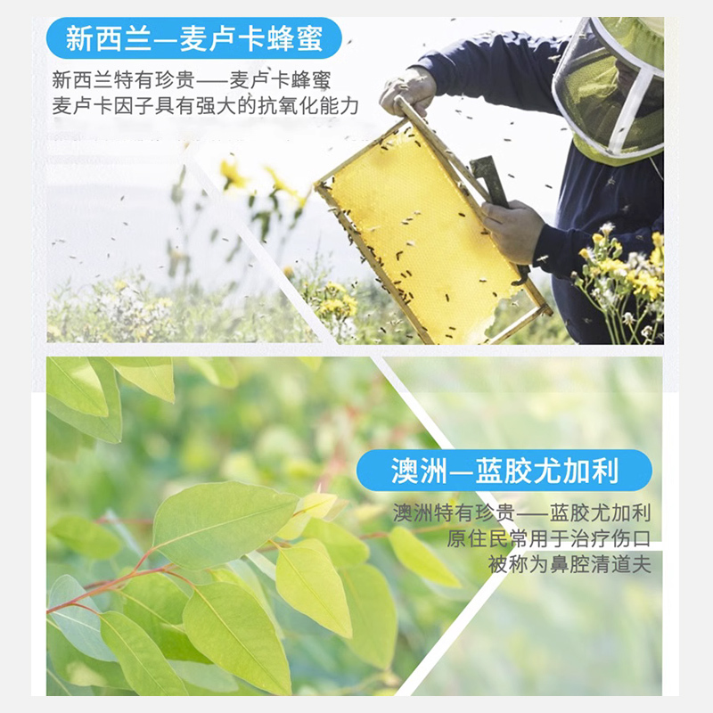 BEGGI鼻精灵新西兰天然精油舒缓鼻炎膏通鼻神器3.5g