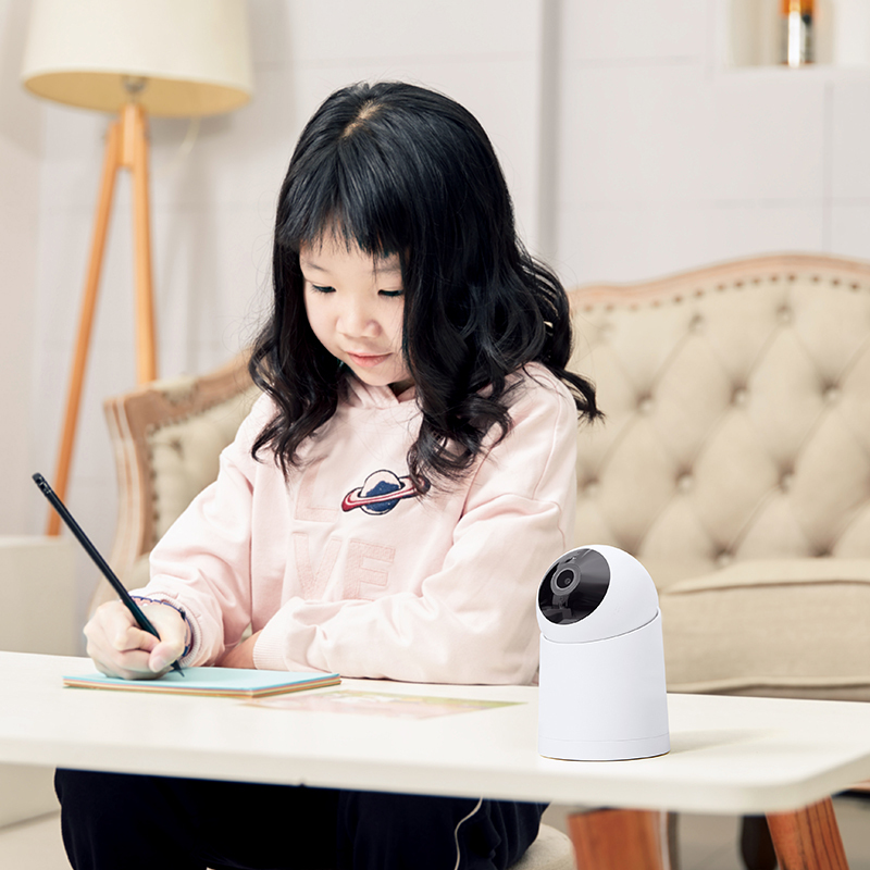 小豚当家AI全彩摄像头 双频版 128G内存卡 (支持鸿蒙智联) 5G双频Wi-Fi 微光全彩 AI人形侦测/移动追踪
