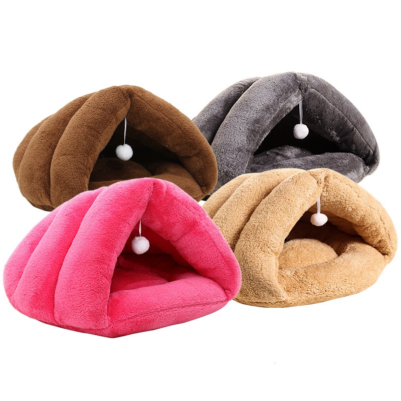 猫窝四季通用猫咪封闭式猫屋别墅狗窝猫睡袋网红宠物用品冬季保暖高清大图