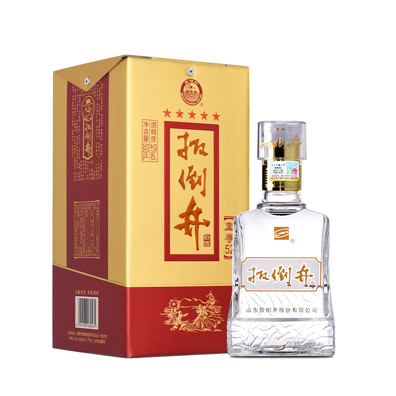 扳倒井白酒52度纯粮食酒500ml浓香型
