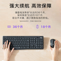 罗技MK295无线轻音键盘鼠标套装台式电脑笔记本家用办公打字