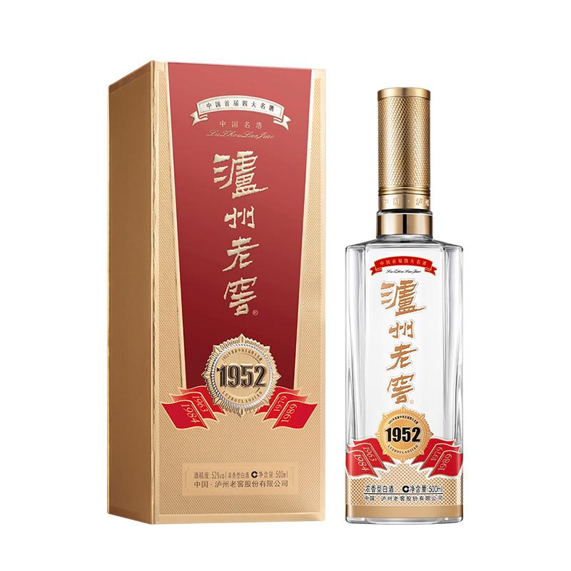 52泸州老窖1952浓香型白酒500ml