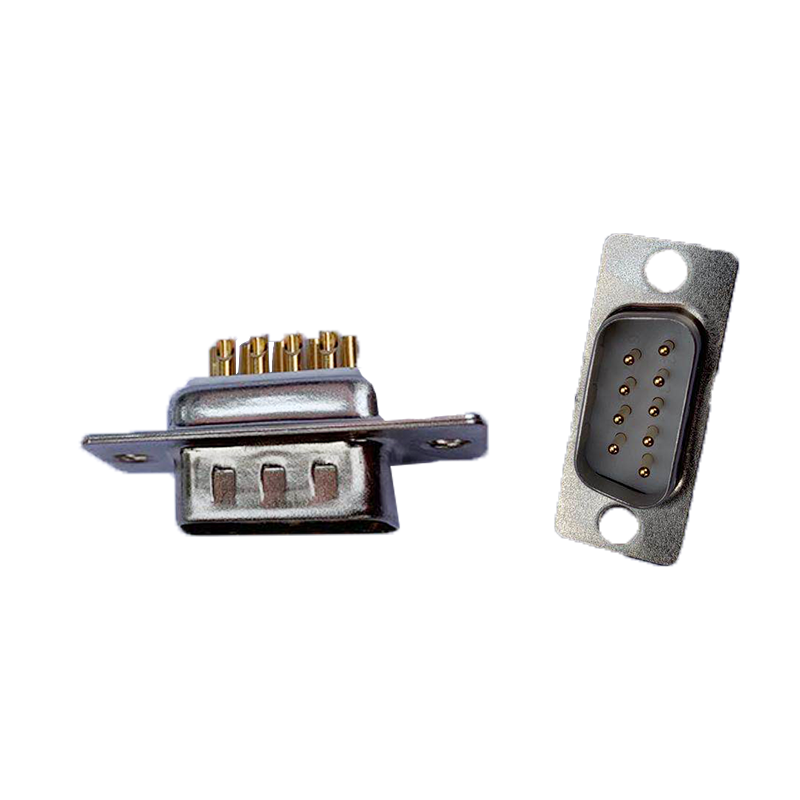 xinerkldb9插头串口头db9插头针公焊线式串口插头插座镀全金