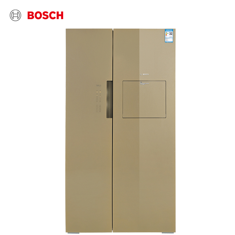 博世(BOSCH)608升 对开门冰箱 家用双开门电冰箱 风冷变频 玻璃面板 BCD-608W(KAN93S8ATI)