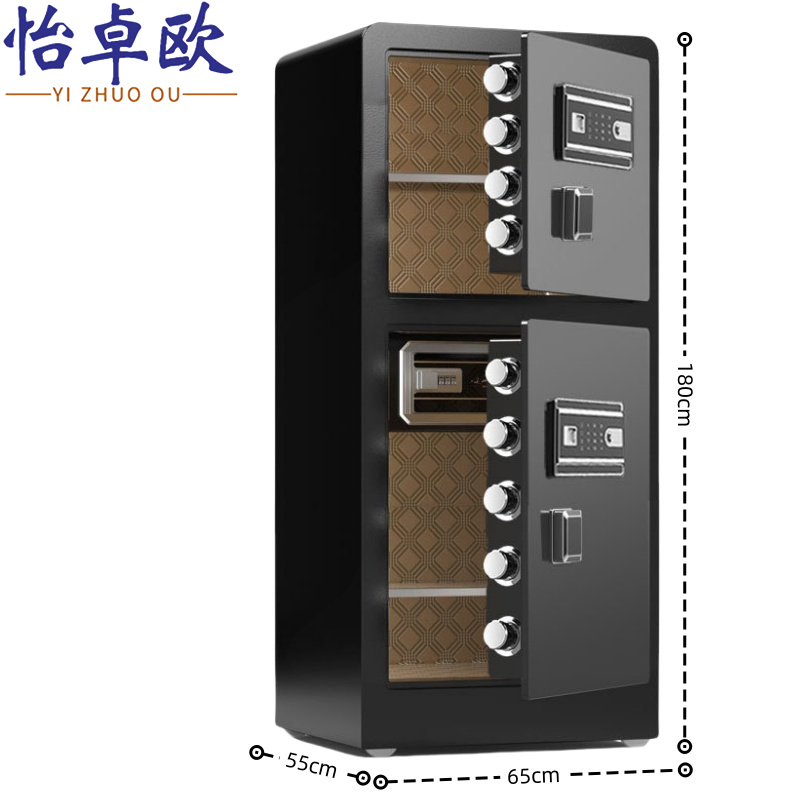 怡卓欧档案保密柜双门1.8M指纹密码台高清大图