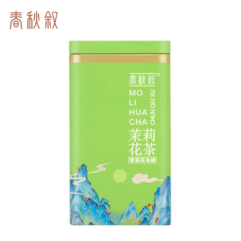春秋叙 茉莉花毛峰 茉莉花茶 250g（一级）罐高清大图