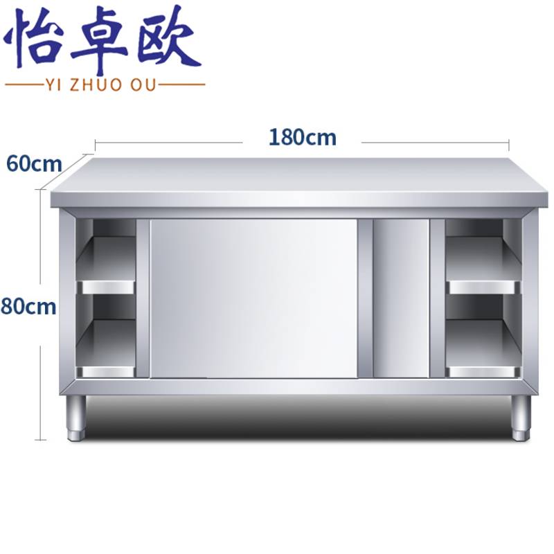 怡卓欧 不锈钢操作台高清大图