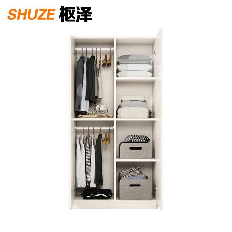 枢泽 木质衣柜 60*40*180cm 台高清大图