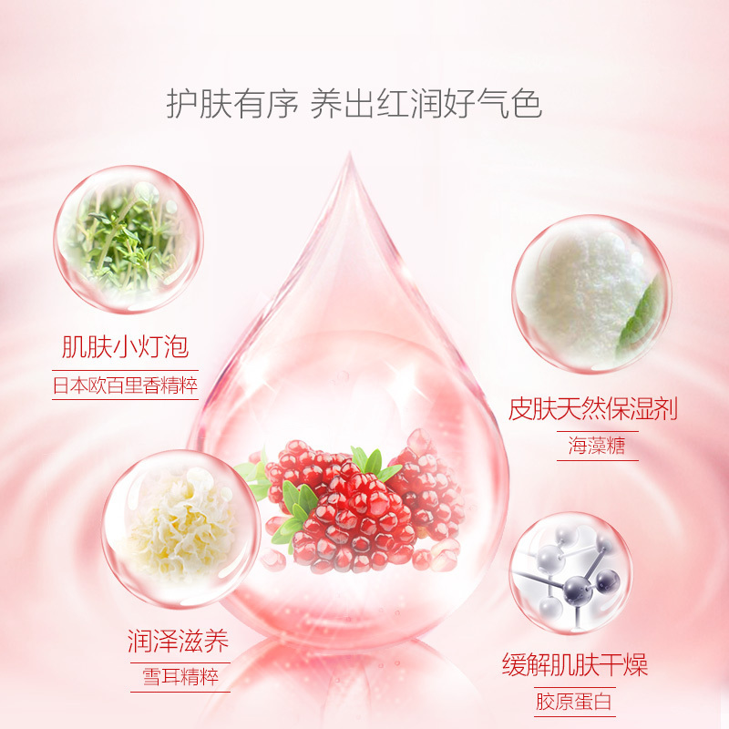 御泥坊晶亮红石榴鲜活旅行三件套（赠品勿拍）