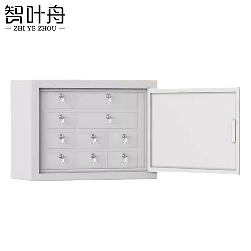 智叶舟屏蔽柜壁挂款10格500*240*380mm台高清大图