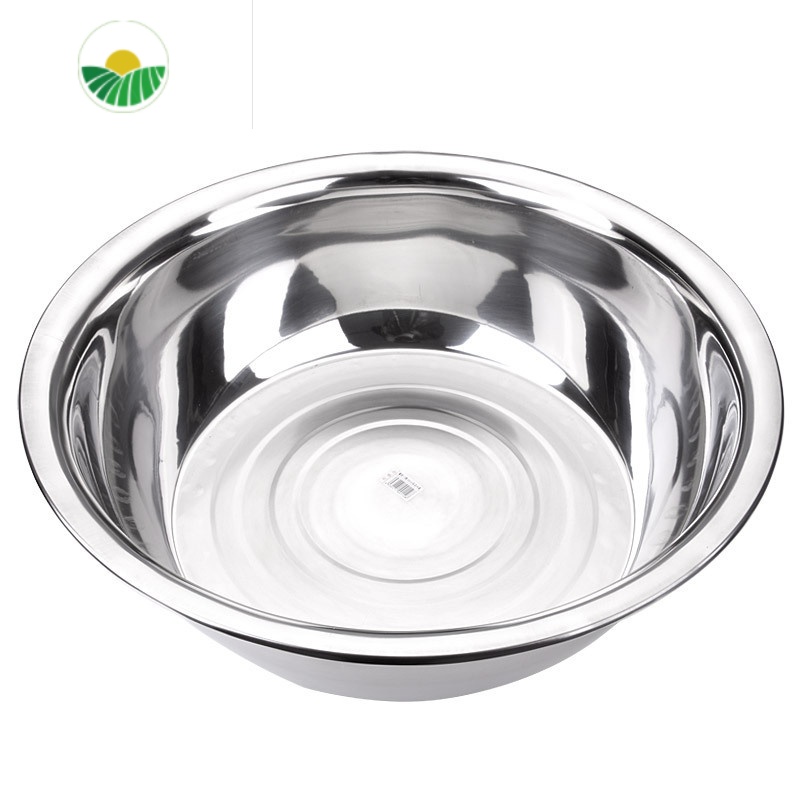 三维工匠不锈钢盆和面盆洗菜盆商用家用厨房斗盆大号脸盆加深加厚圆盆