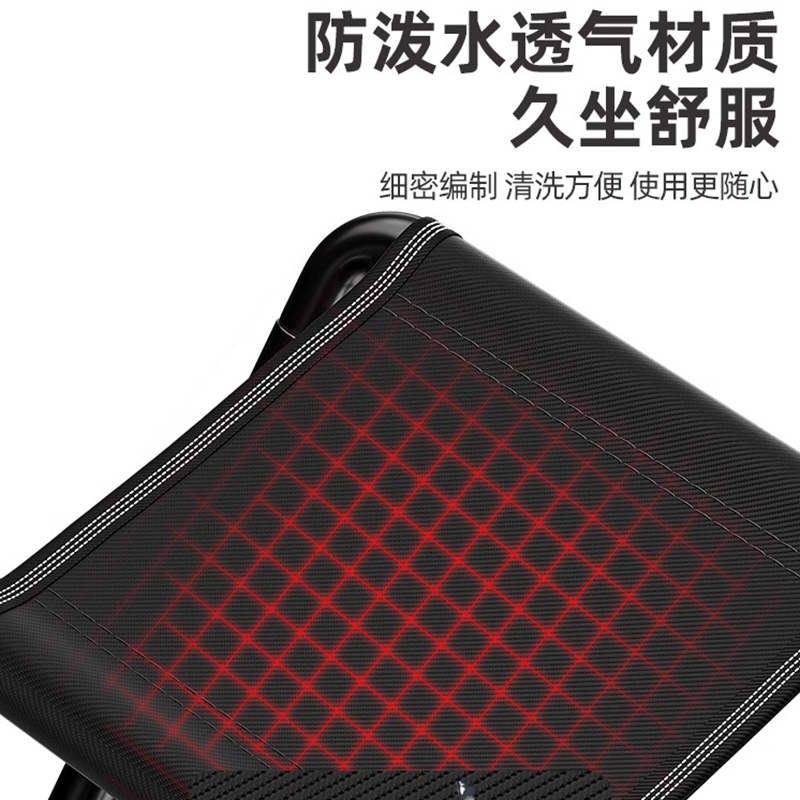 户外折叠桌椅便携式蛋卷桌野餐桌子 [半折叠款]黑色特大号高清大图