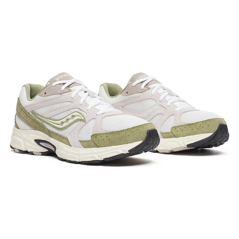 SAUCONY复古跑感轻便舒适休闲运动复古帆布拼接女子慢跑鞋高清大图