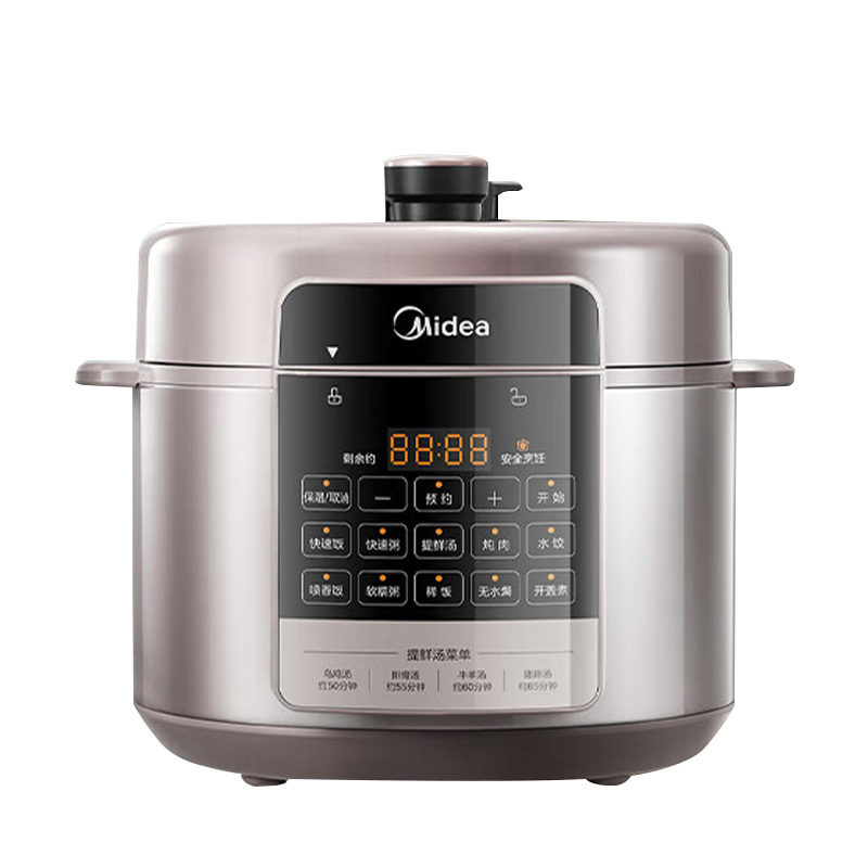 美的电压力锅5L特色提鲜技术一锅双胆MY-E5410