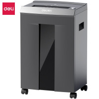 得力(deli)9959德国6级高保密大型高速办公60分钟长时间碎纸机 30L大容量文件颗粒粉碎机碎卡碎光盘