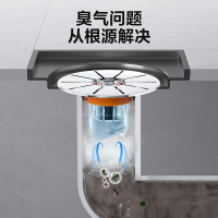 防臭地漏芯下水道防臭神器下水道除臭防反味神器卫生间地漏防臭芯