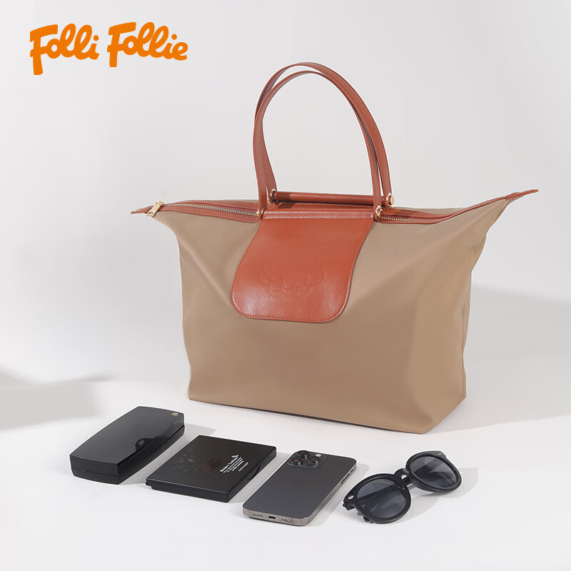 FOLLI FOLLIE 拼色托特包(SB24JLP003)高清大图
