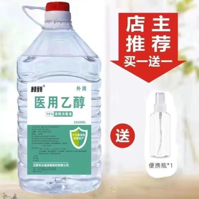 75%酒精消毒液[黄金比例] 100ML 1瓶[方便携带] 75度家用免洗手消毒杀菌消炎乙醇喷雾消毒液防病毒拔火罐