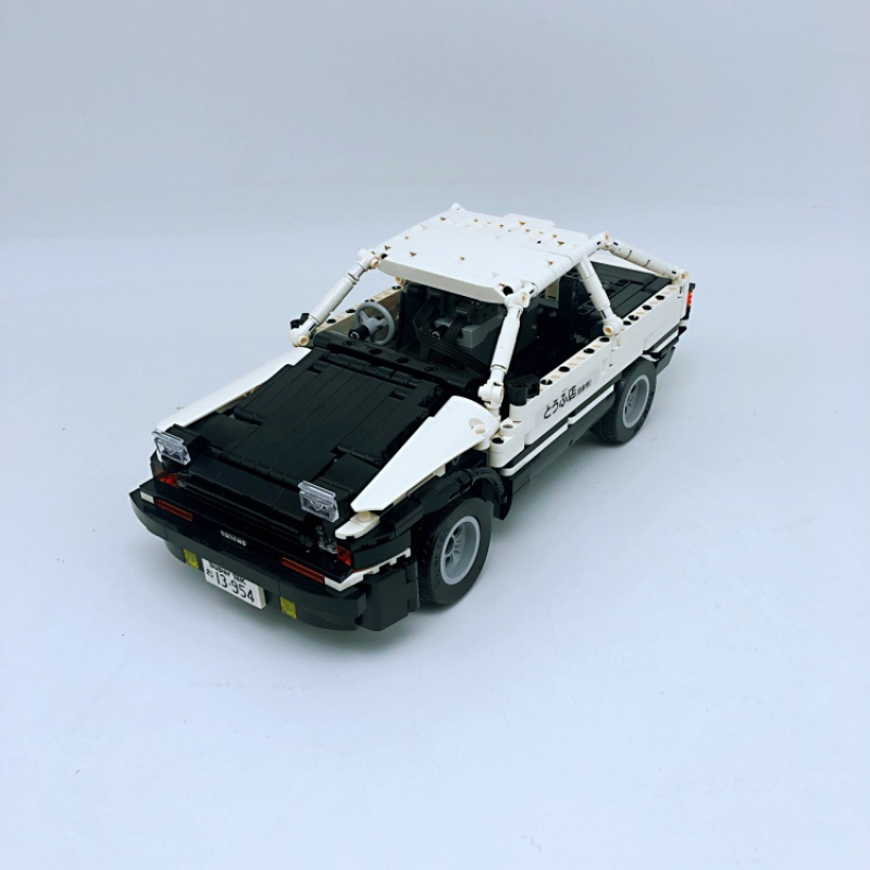 兼容乐高moc科技机械组系列ae86拼装积木男孩玩具遥控跑车18k81