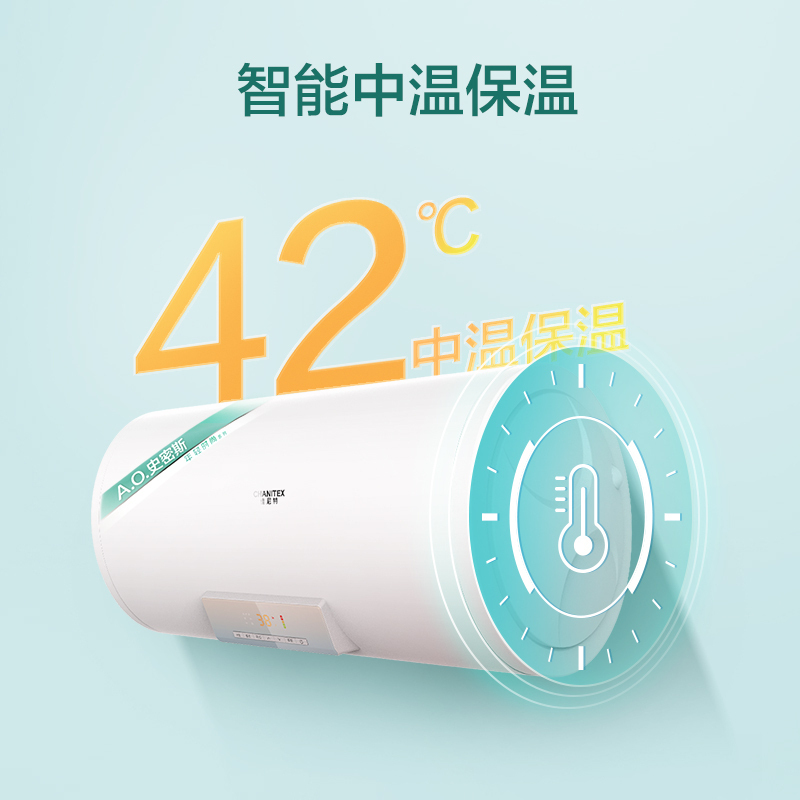 A.O.史密斯佳尼特60升电热水器 金圭内胆8年免费包换 金圭加热棒 1级能效 CTE-60AS 储水式