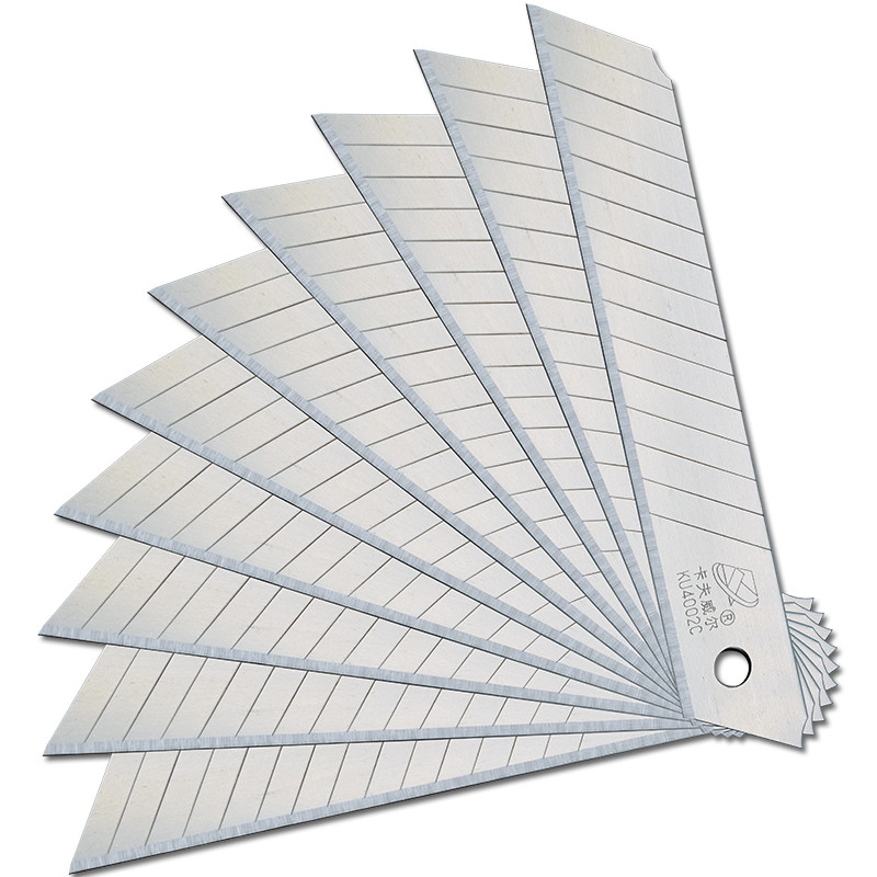 卡夫威尔 ku4002c 大号美工刀片,10片/盒装/壁纸刀/裁纸刀片