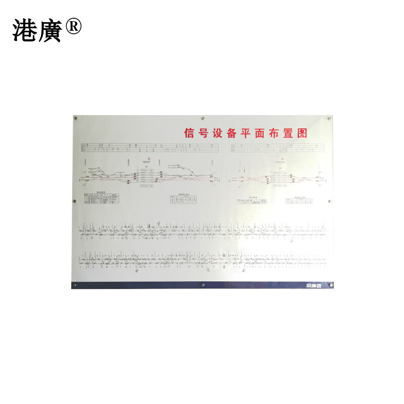 站场平面图 870×2300mm 亚克力 1套高清大图