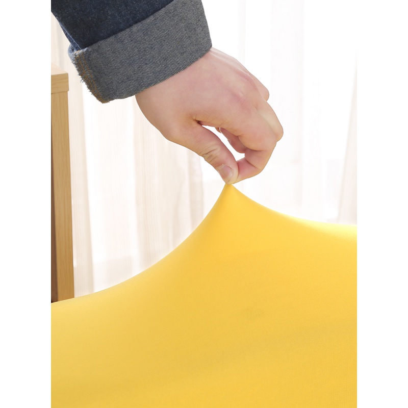 简约萬能通用弹力全包全盖布艺沙发套罩沙发垫贵妃组合连体沙发套 米黄 三人沙发或贵妃位(190-230cm适用)高清大图