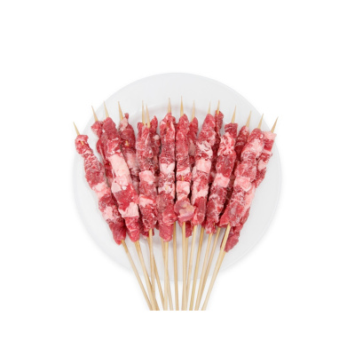 游牧御品 原切牛肉串 1000克 甄选内蒙草原黄牛上脑肉 整肉原切 烧烤食材 BBQ
