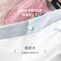 咕噜日记2021春夏新品儿童防水拼色冲锋衣外套CGW1001