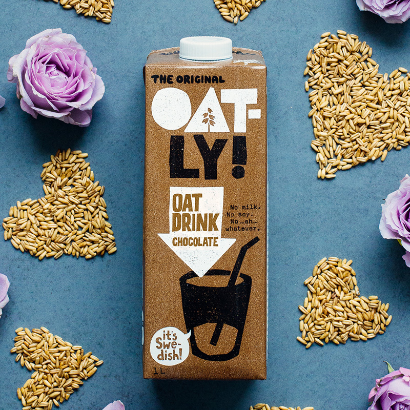 OATLY噢麦力 巧克力燕麦露1L*6瓶 谷物饮料 北欧原装进口 植物蛋白饮料
