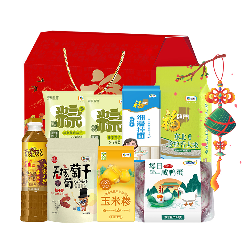 中粮家宴粽情端午大礼包 A型2668g+400ml