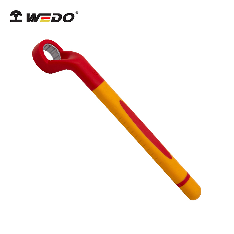 维度(WEDO)IN531-32 绝缘注塑单头高颈梅花扳手 铬钒钢 32mm VDE 绝缘耐压1000V高清大图